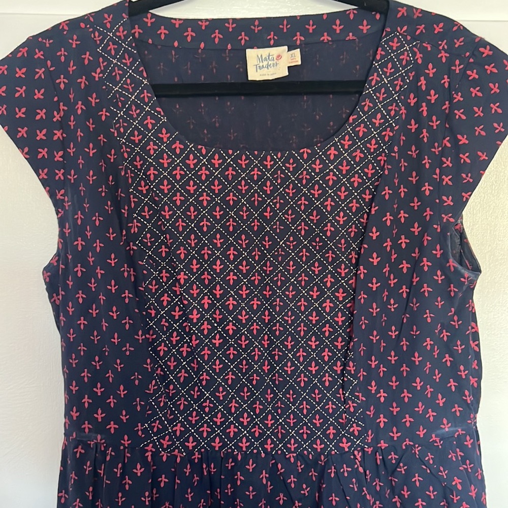 100% Cotton Mata Traders Dress. Size XL